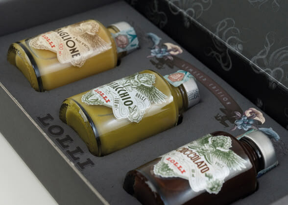 Luxury Pocket Box con tre liquori da 100 ml