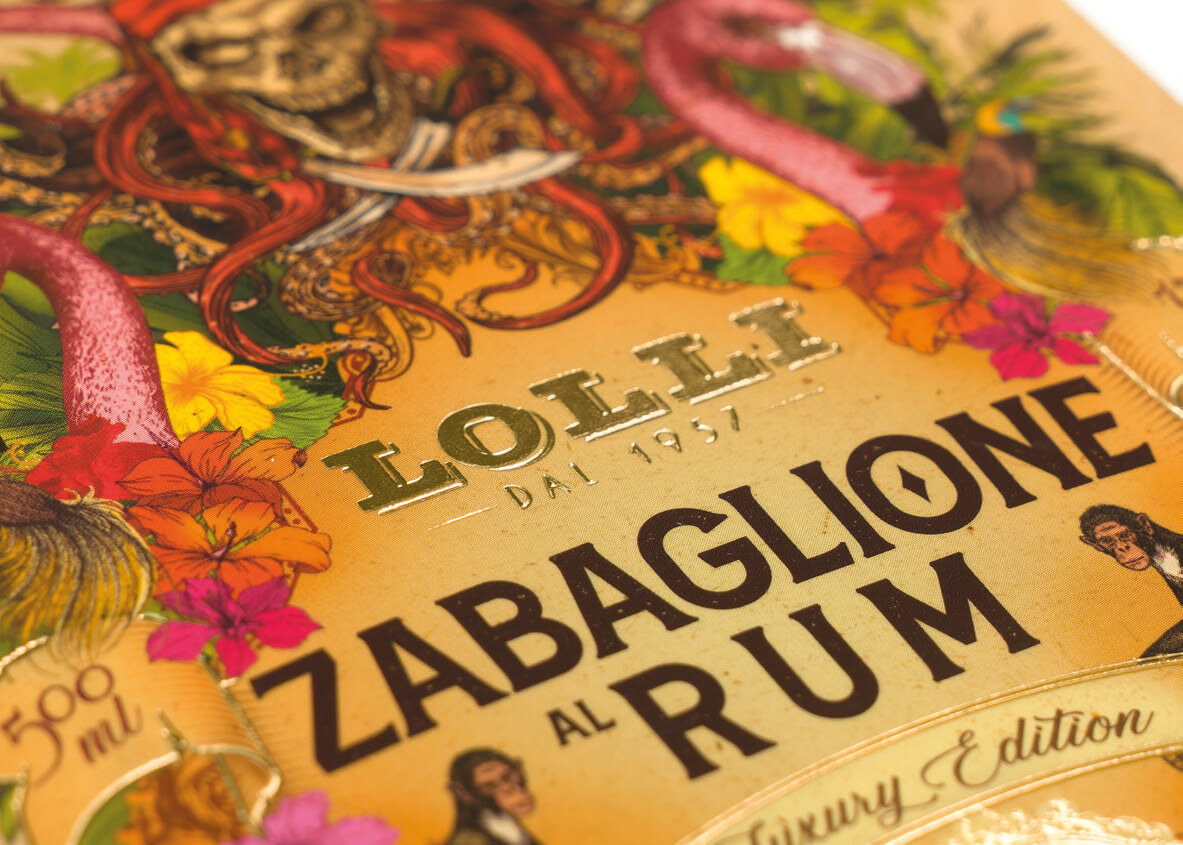 Zabaglione al Rum – dettaglio grafica